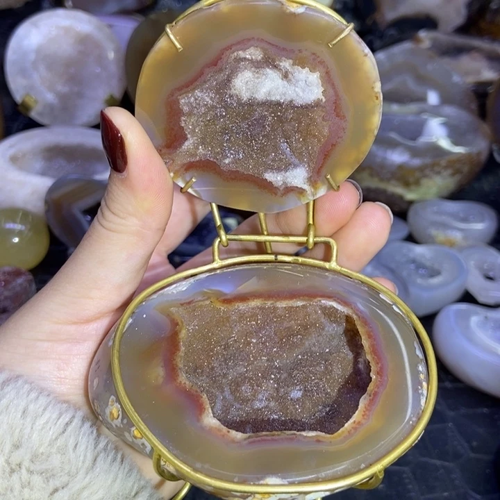 未镶嵌珠宝半成品水晶聚宝盆