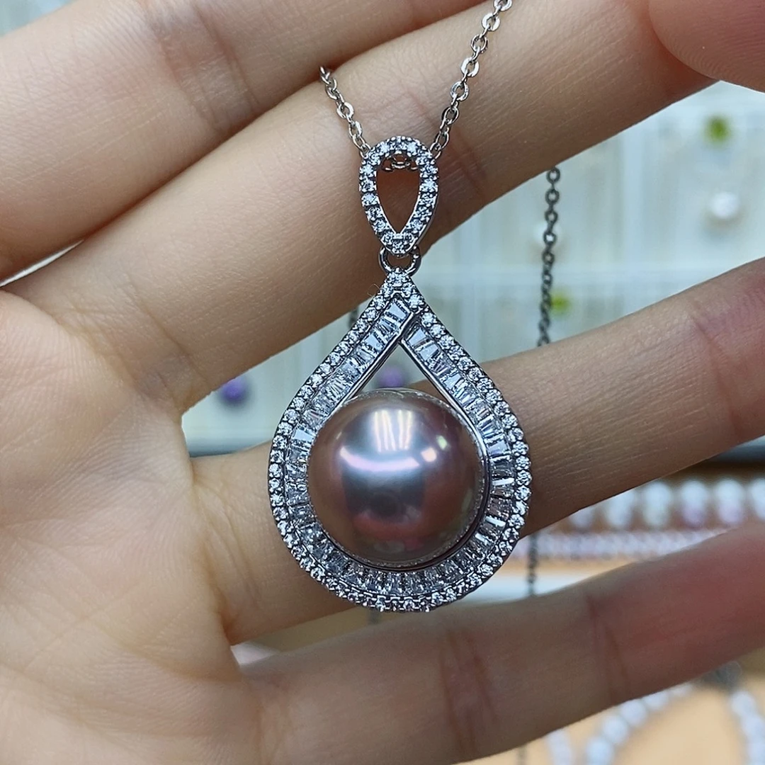 合金淡水珍珠颈饰