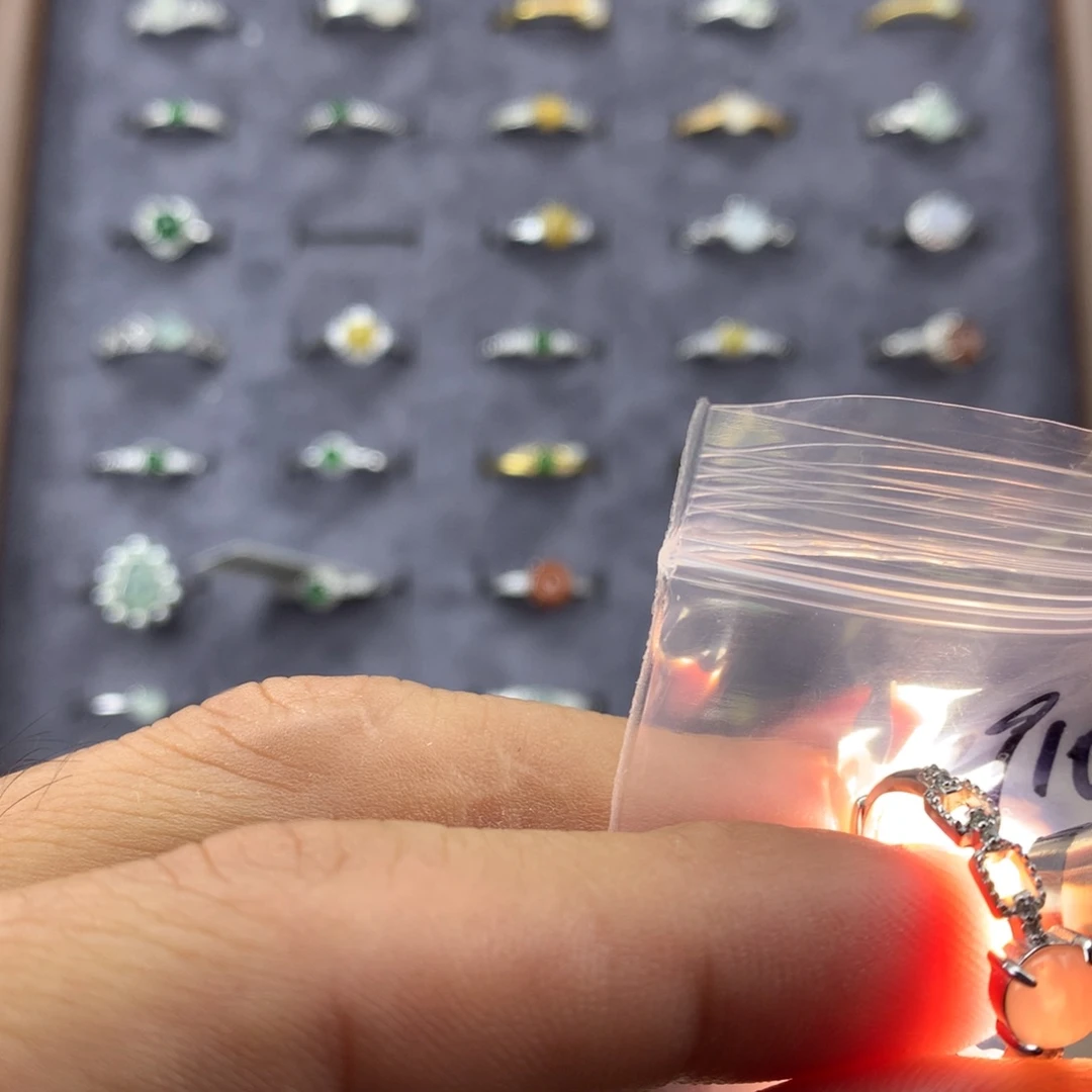 翡翠未镶嵌戒指910