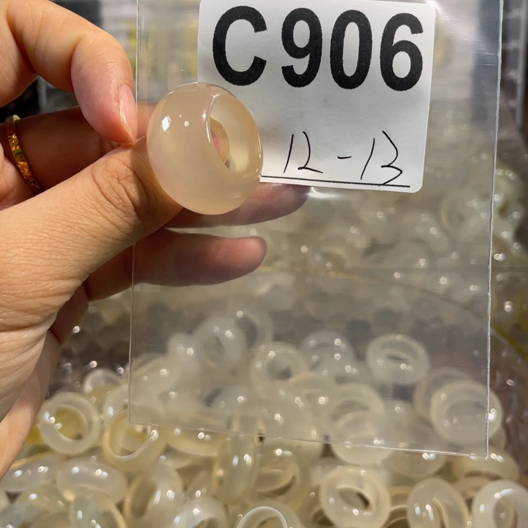 玛瑙/玉髓未镶嵌戒指906