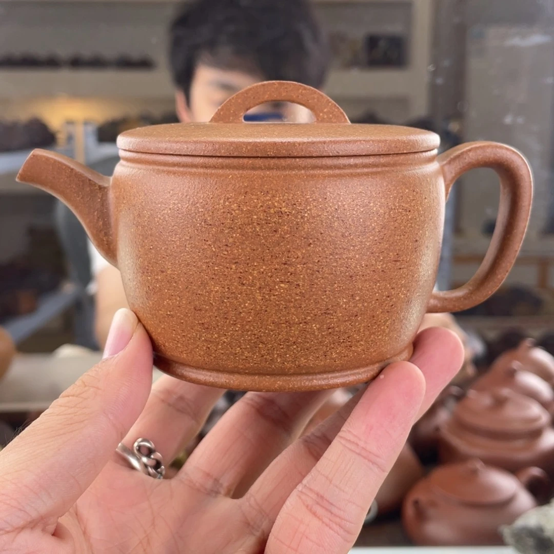 茶壶紫砂180cc黄降坡茶壶