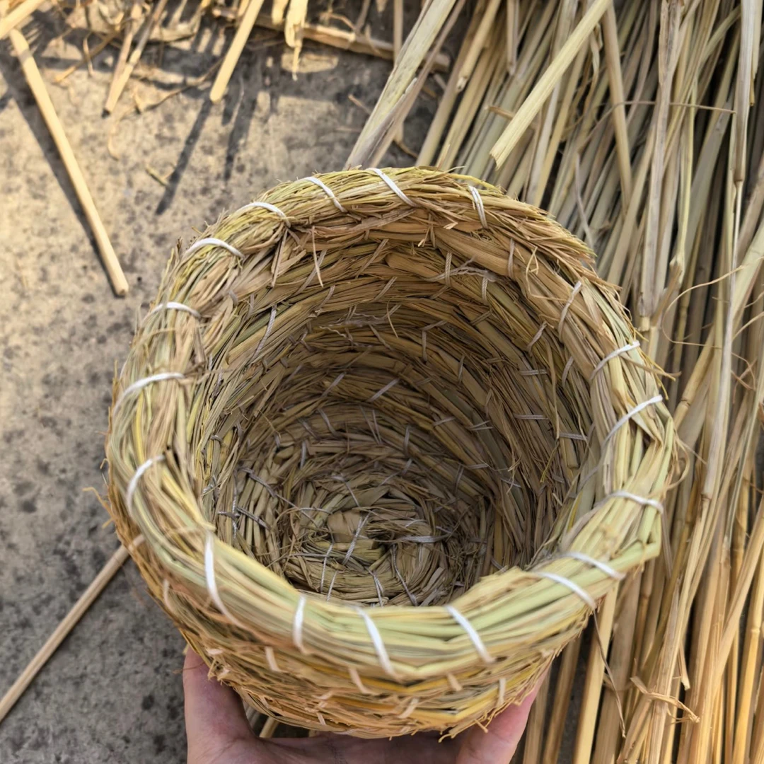 草编悬挂式鹦鹉鸟窝四季通用舒适孵蛋睡觉鸟巢