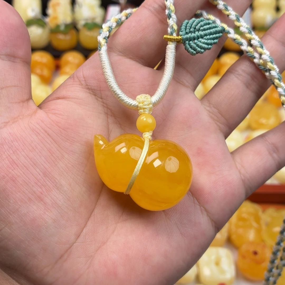 蜜蜡未镶嵌毛衣链