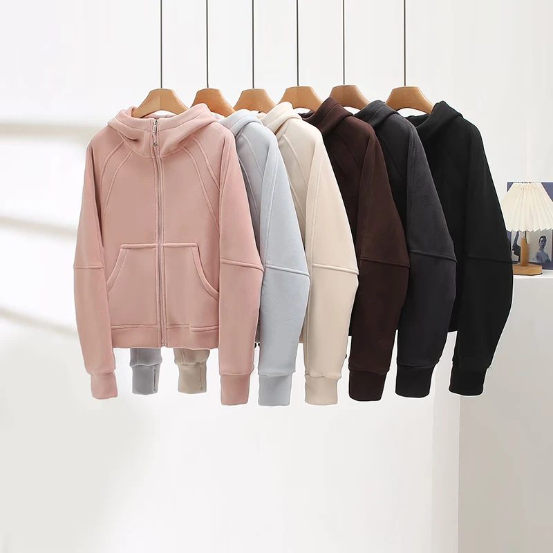 KM8435温柔又减龄新款连帽防风拉链外套百搭又好穿，谁穿谁好看~