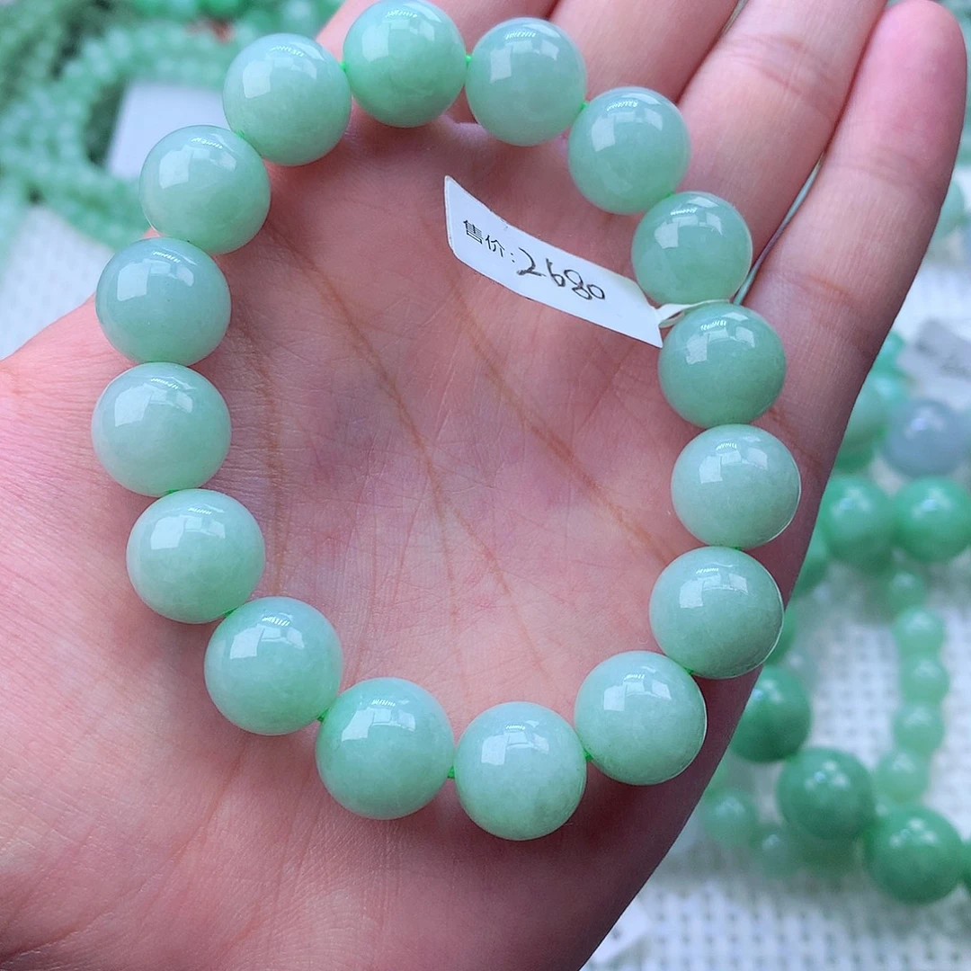 翡翠未镶嵌毛衣链