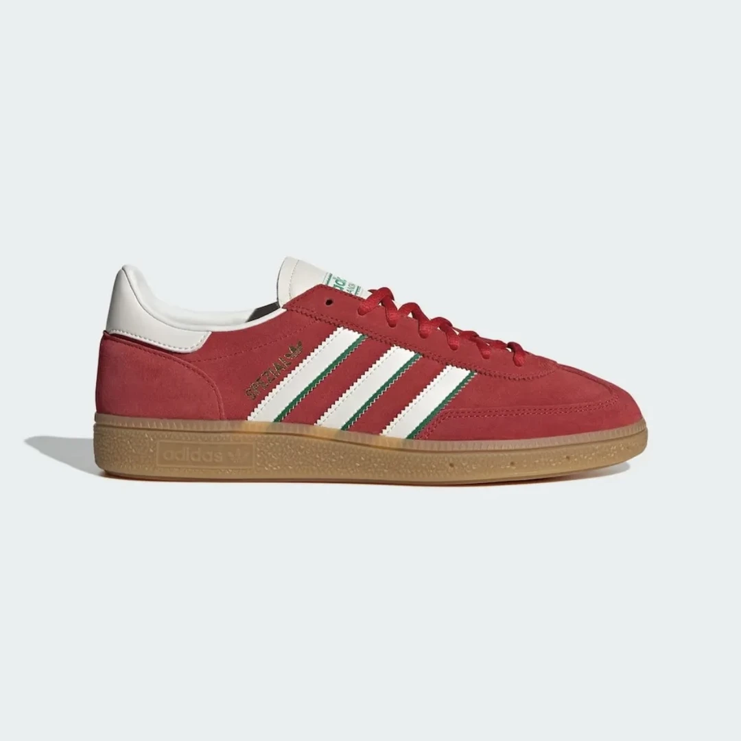 adidas/阿迪达斯三叶草中性“T字鞋”SPEZIAL复古红经典板鞋-IF9531