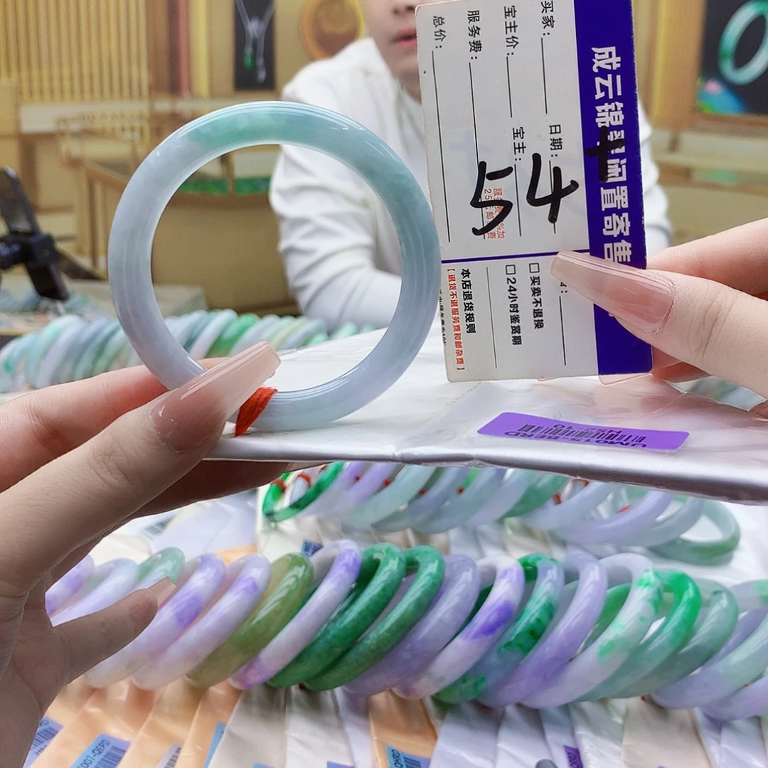 翡翠未镶嵌手镯nn