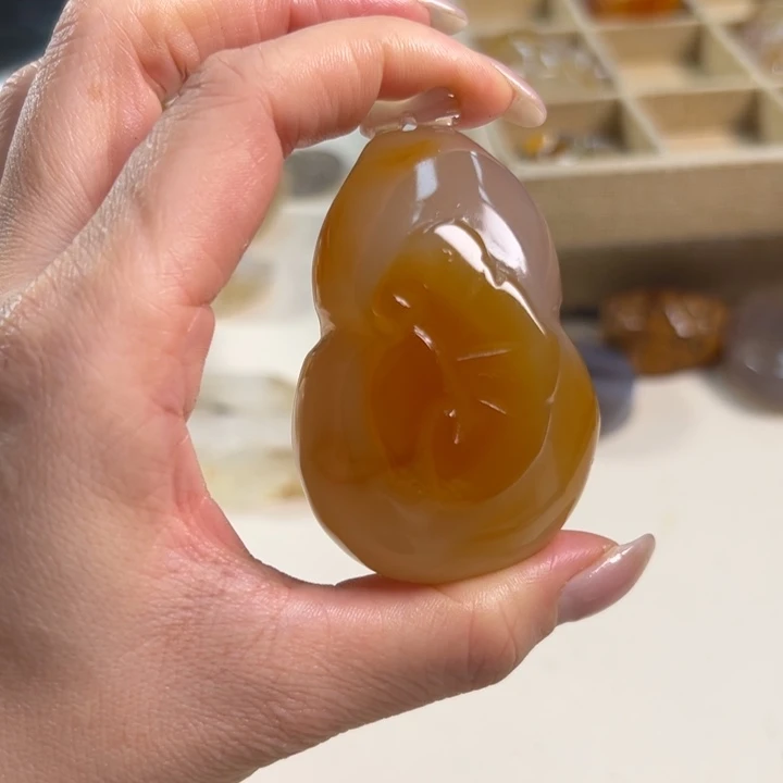 玛瑙/玉髓吊坠(不含链)未镶嵌