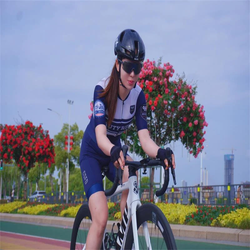 2025夏季短袖骑行服男女款公路山地自行车透气舒适速干修身高弹力