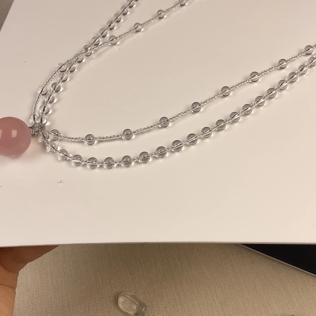 非金属毛衣链粉水球球套装