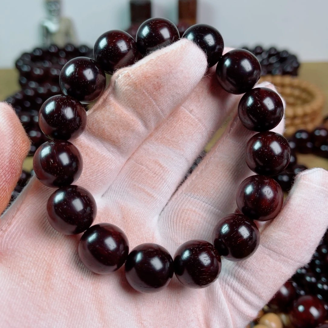 小叶紫檀手串/手链1.5高油密多星新手福利