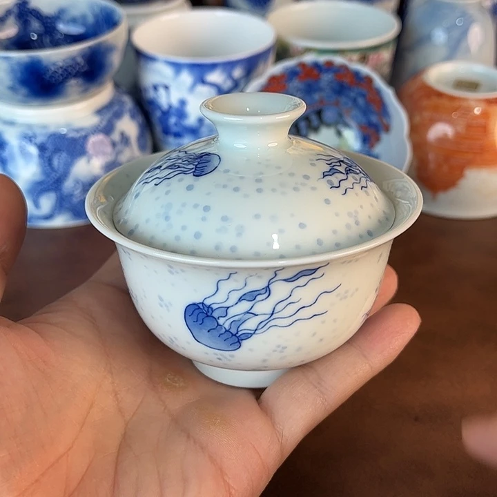 瓷片景德镇全手工手绘陶瓷