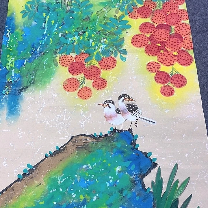 国画国画作品手绘