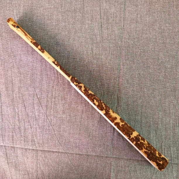 精品9.5寸湘妃竹空白宣纸折扇
