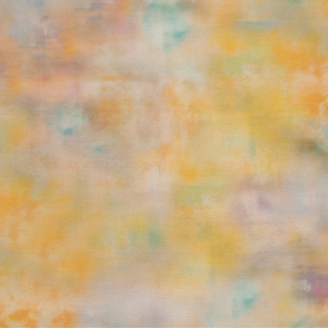 高支丝光棉贡缎 金色云烟数码印花面料新工艺连衣裙旗袍柔软透气