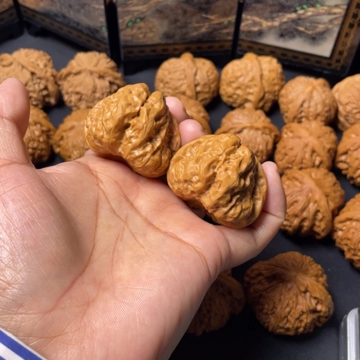 把件文玩核桃40蛤蟆头