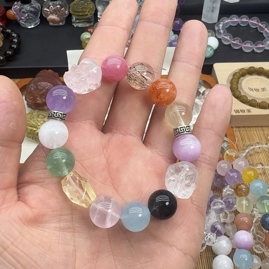 银S925镶嵌手链水晶