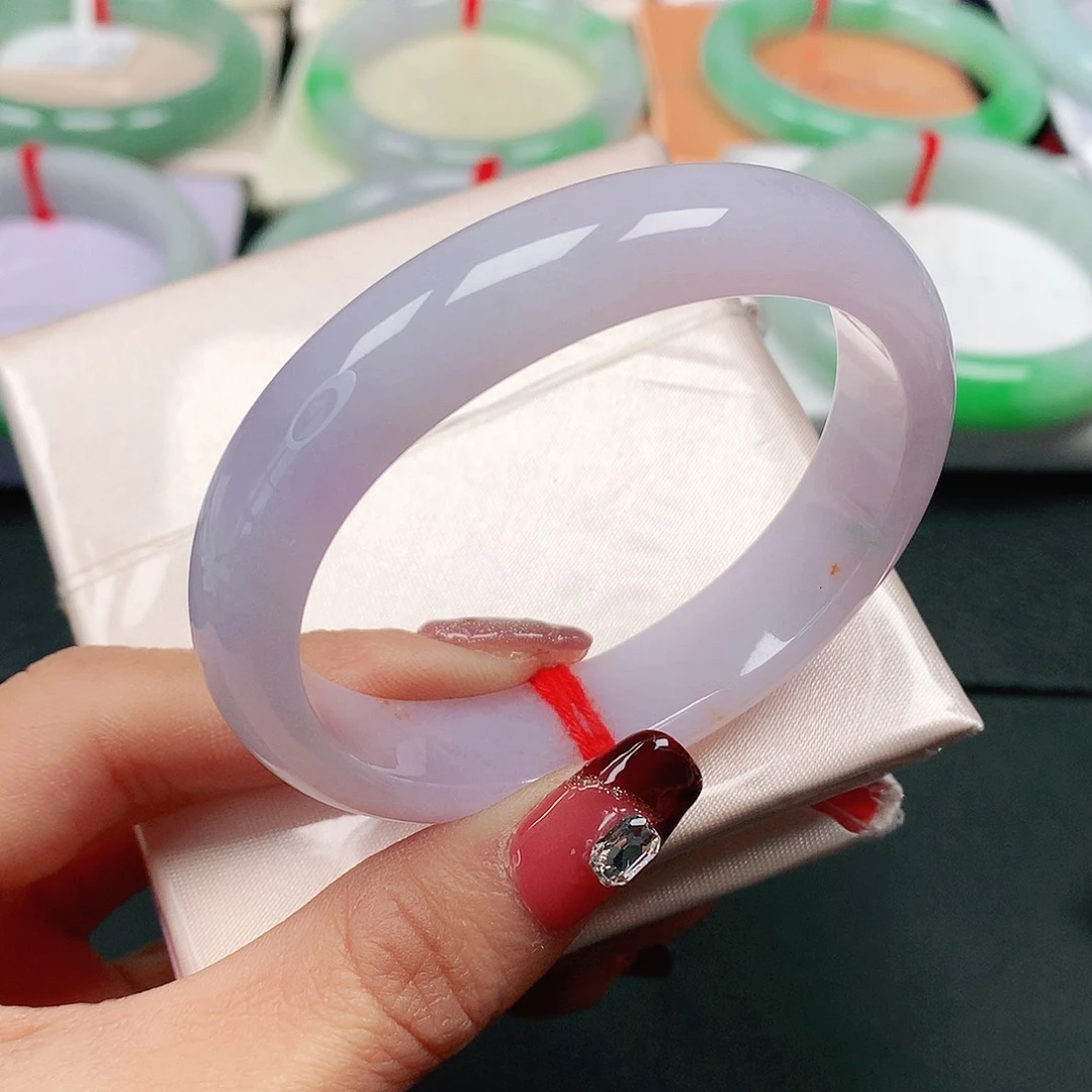 翡翠手镯（贵妃镯）未镶嵌天然翡翠手镯53