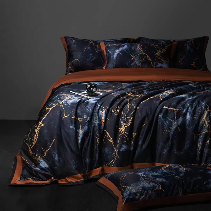 【云境之巅】高端100%全棉床上四件套床单被套床盖奢华床品2025新款