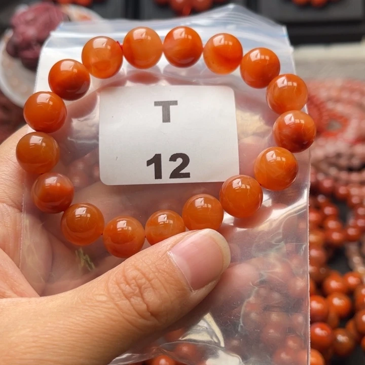 南红玛瑙未镶嵌多样性发货默认微瑕称重11mm