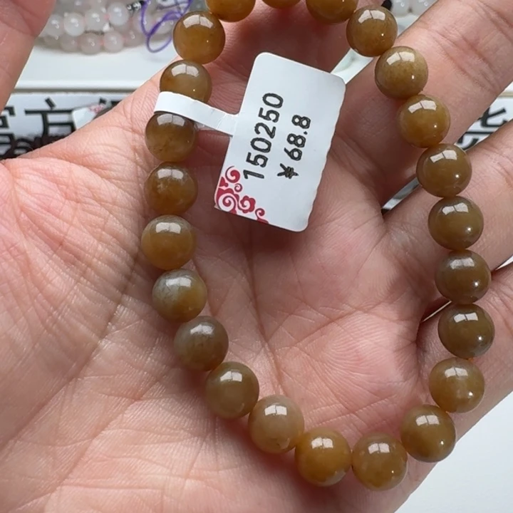 和田玉手串未镶嵌31