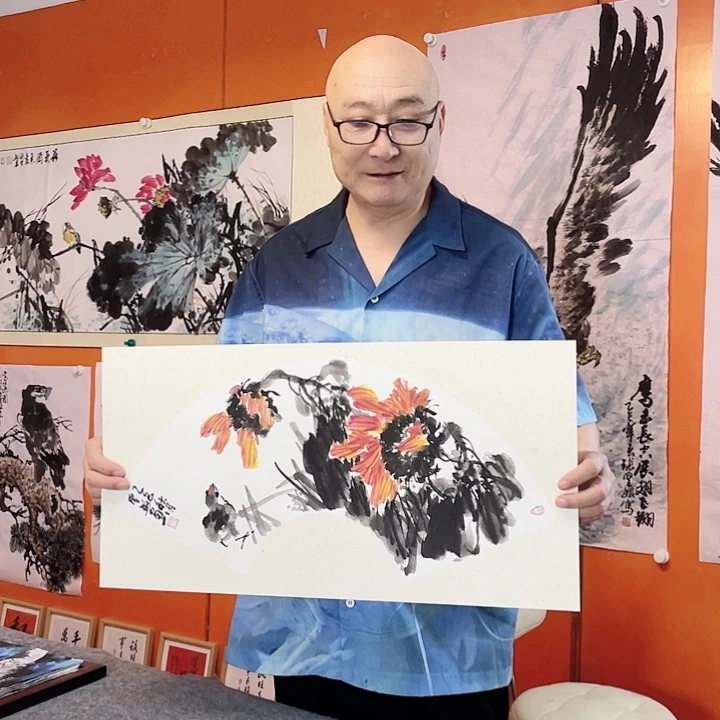 国画张圣敏先生纯手绘作品