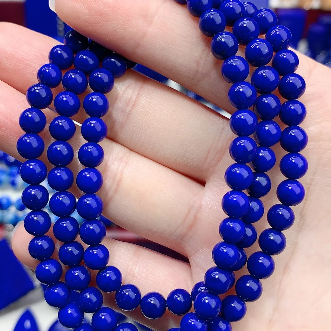 青金石未镶嵌5.8m108手链