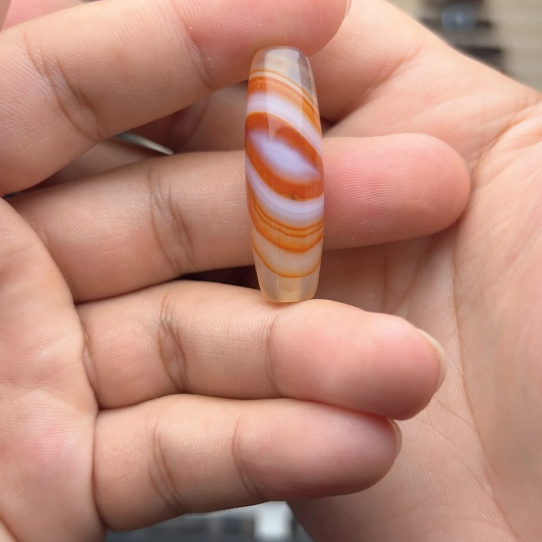 玛瑙/玉髓颈饰9K金镶嵌