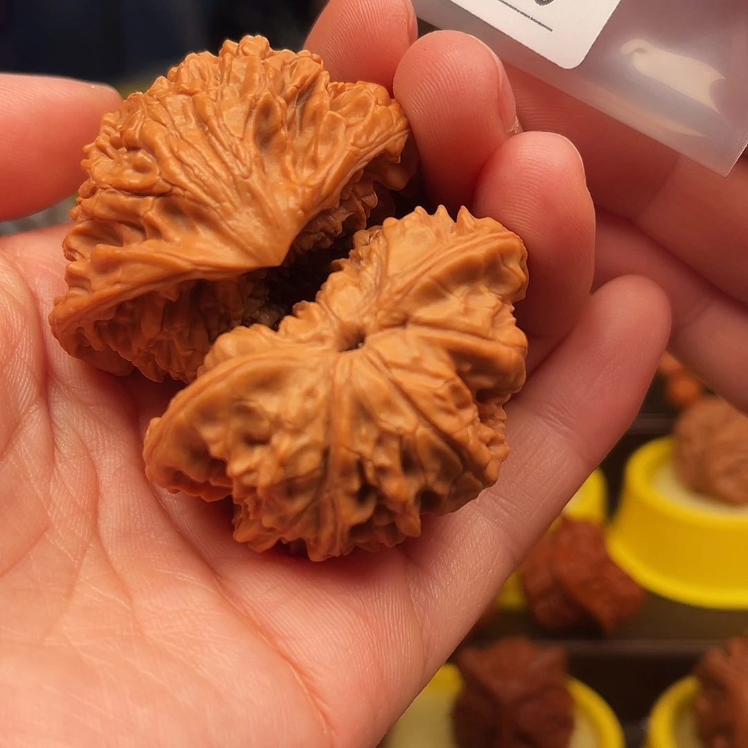 性***子文玩核桃吊坠蛇头八卦