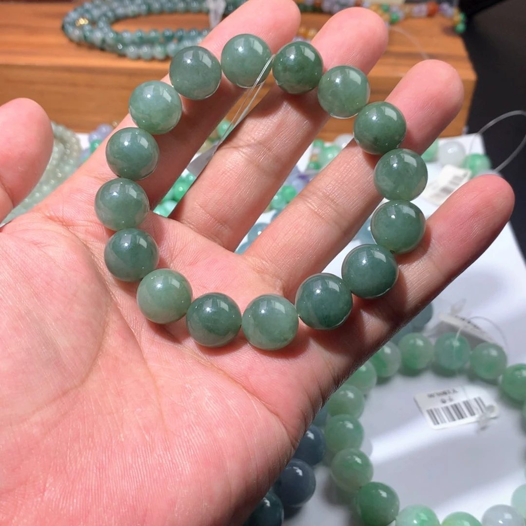 未镶嵌手链翡翠手串卡13.5