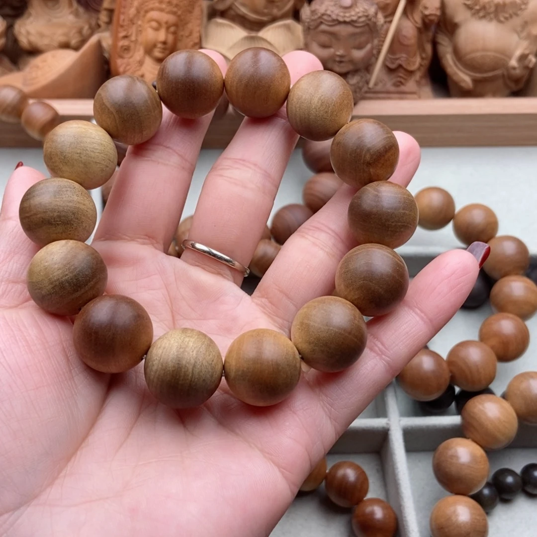 檀香木手串/手链我***醒老山檀黑肉奶香手串