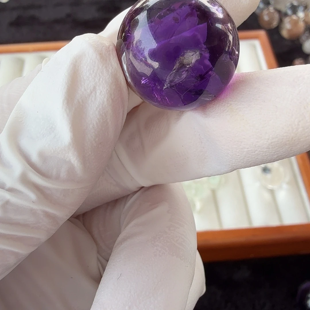 ℳ****未镶嵌珠宝半成品水晶19mm定制不退换