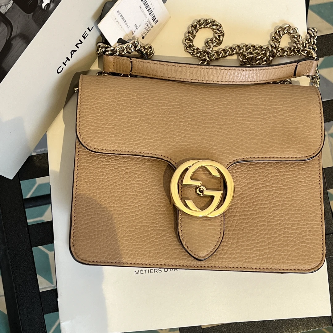 95新 GUCCI/古驰 Gucci 风琴链条包/H0013486