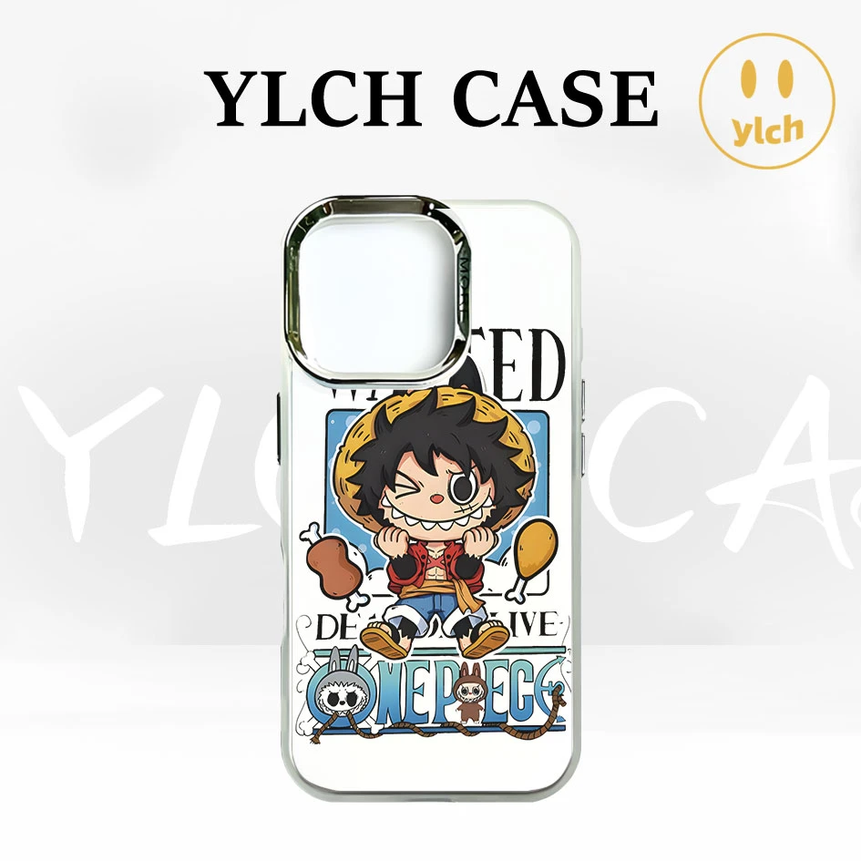 海贼王鲁夫字母适用于苹果iPhone16promax/15plus/14/13/12手机壳