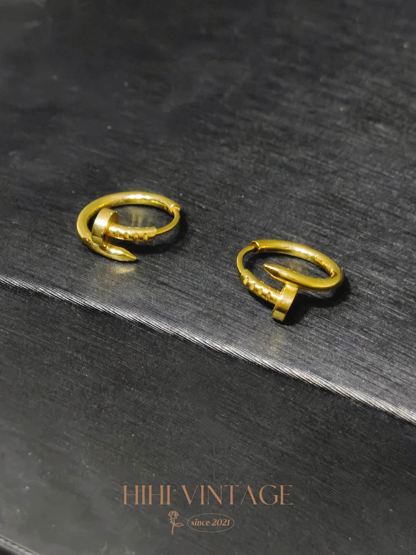 95新 Cartier/卡地亚 钉子耳钉/18175068