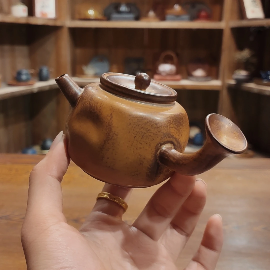 柴烧老岩泥茶器皿