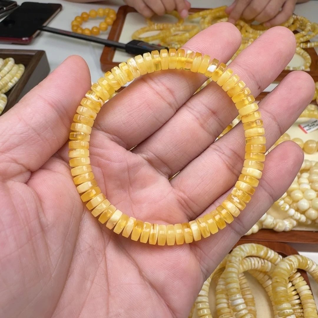 手链琥珀未镶嵌7mm