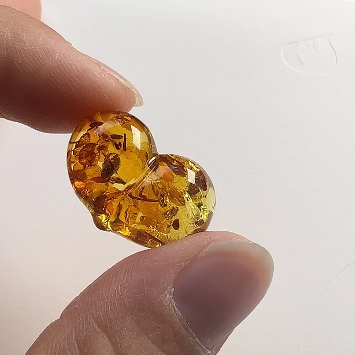 琥珀（花珀）未镶嵌颈饰