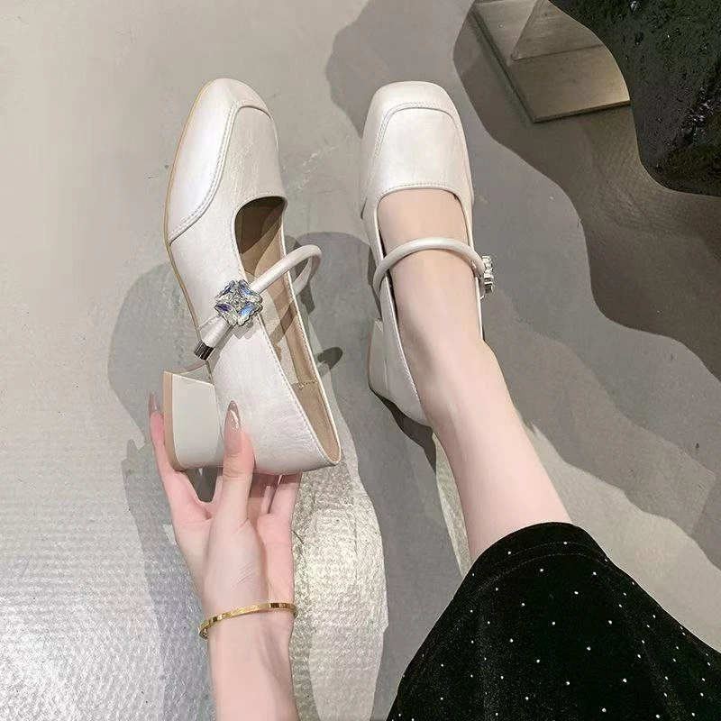 【通用】单鞋女士休闲鞋女舒适洋气软底百搭鞋子女26017-2