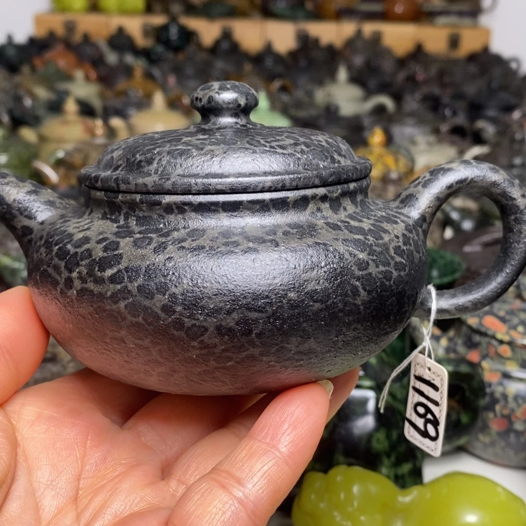 冰碛岩豹纹仿古壶240cc