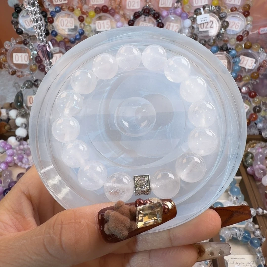 手链水晶合金白幽灵