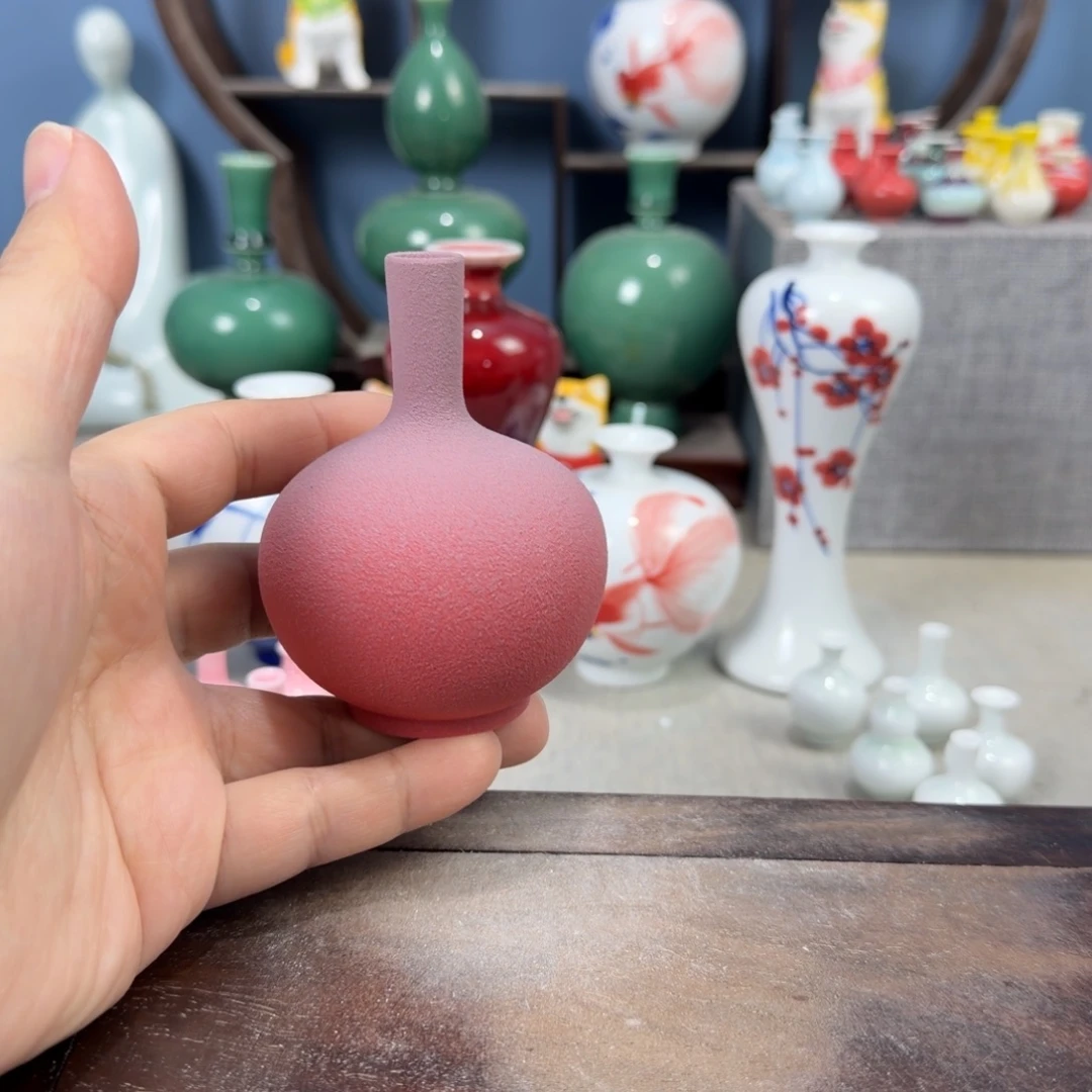 陶瓷手工小花器摆件