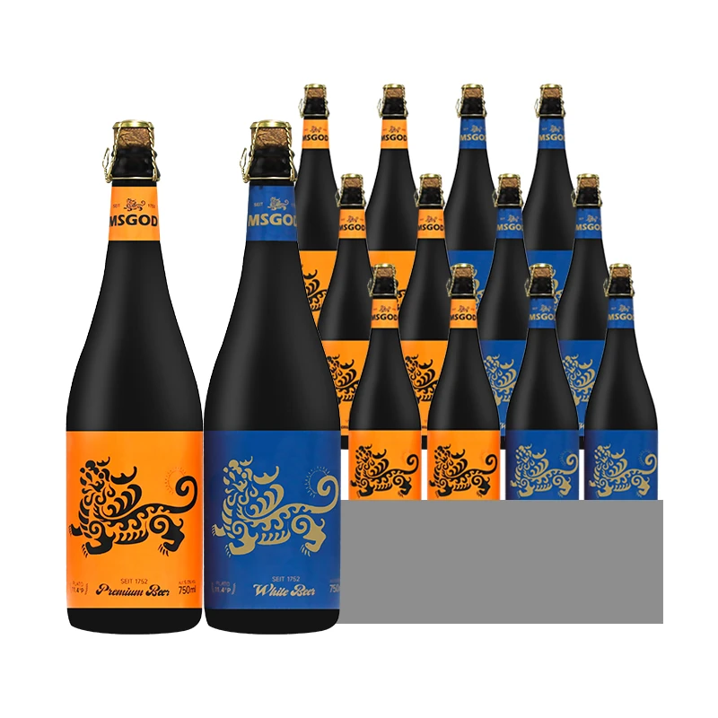 临期比利时原装进口蟒神修道院精酿臻味小麦啤酒750ml大瓶装整箱