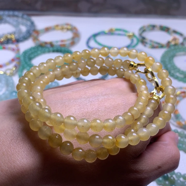 定制翡翠未镶嵌缅甸翡翠a货卡6.6黄翡