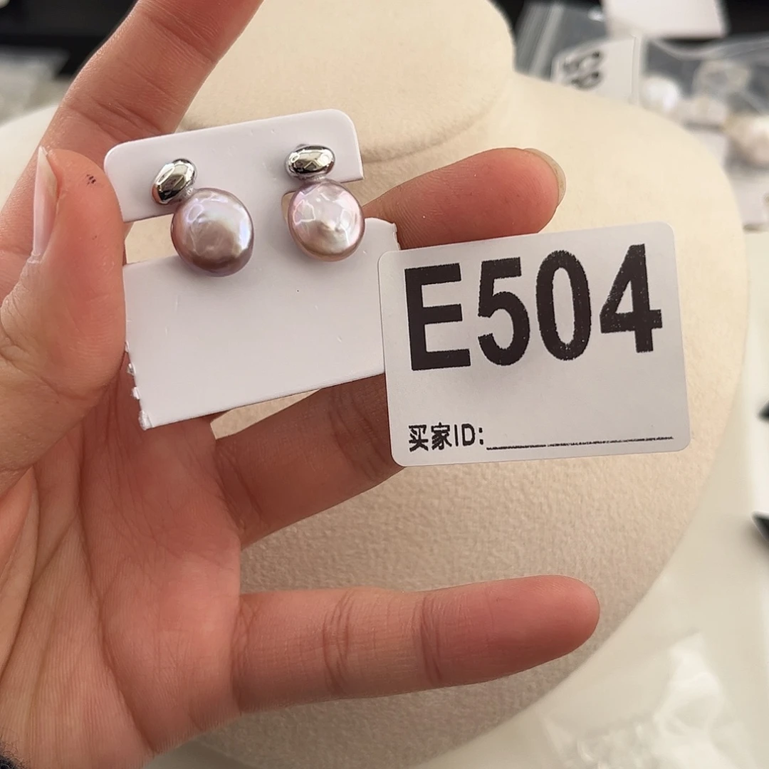 合金耳饰淡水珍珠