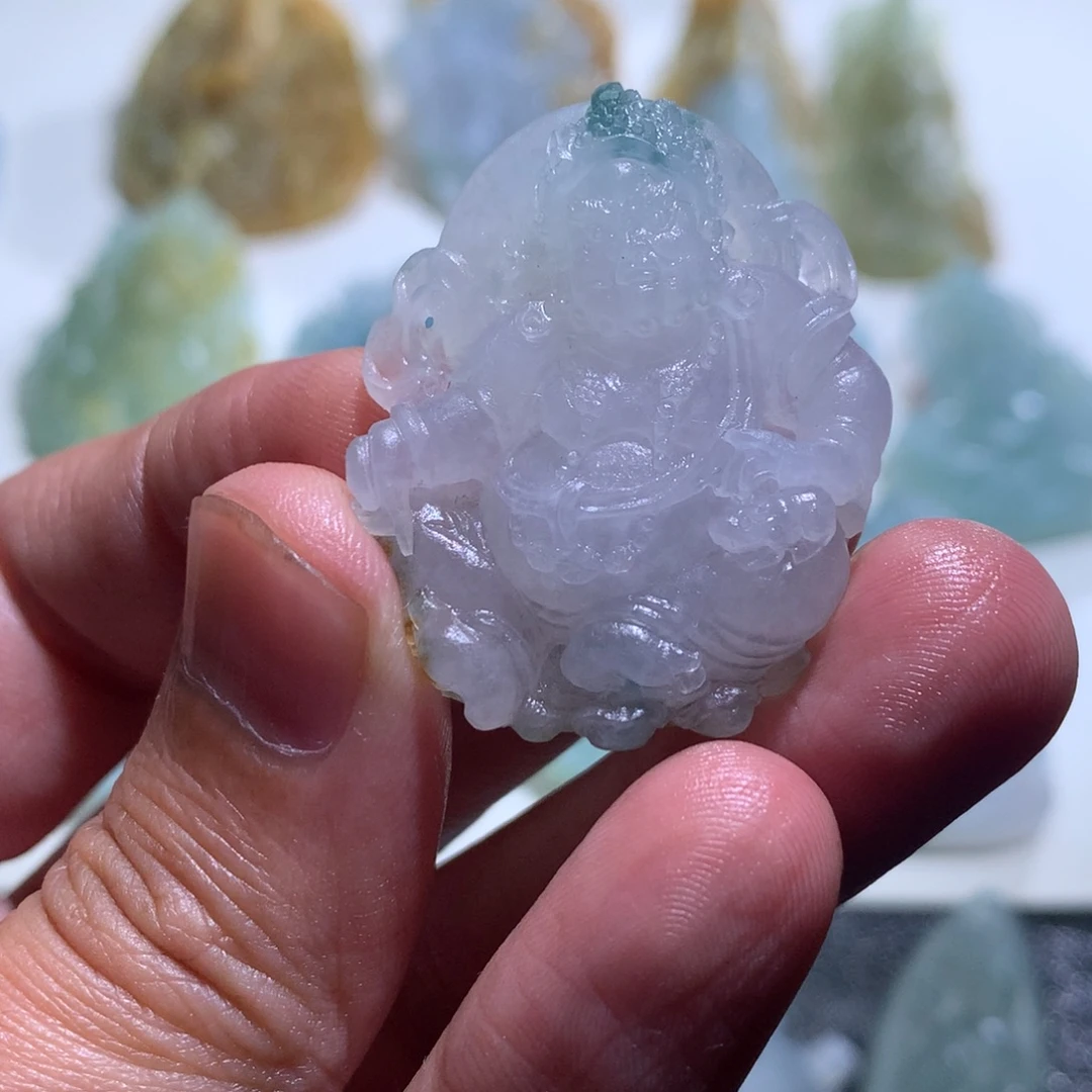 定制翡翠未镶嵌挂件