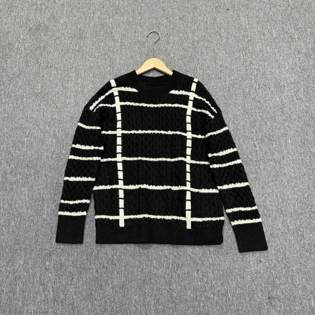 JW/静稳2024冬季新品时尚潮流休闲宽松减龄套头女款毛衣8885528