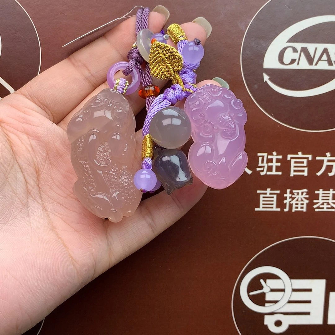 硕***硕玛瑙/玉髓未镶嵌车挂