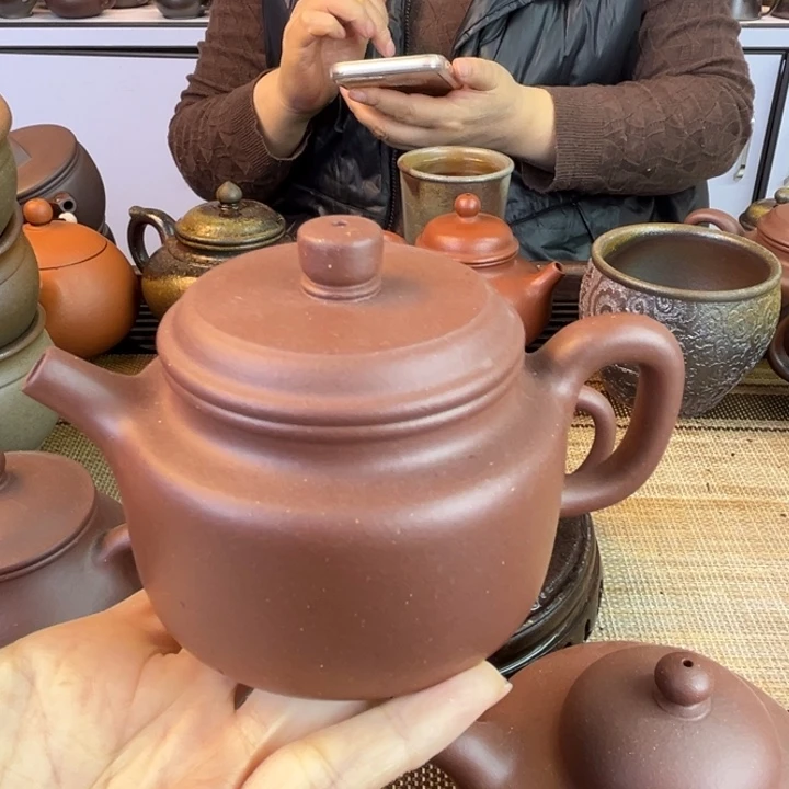 紫砂茶壶底槽清150cc