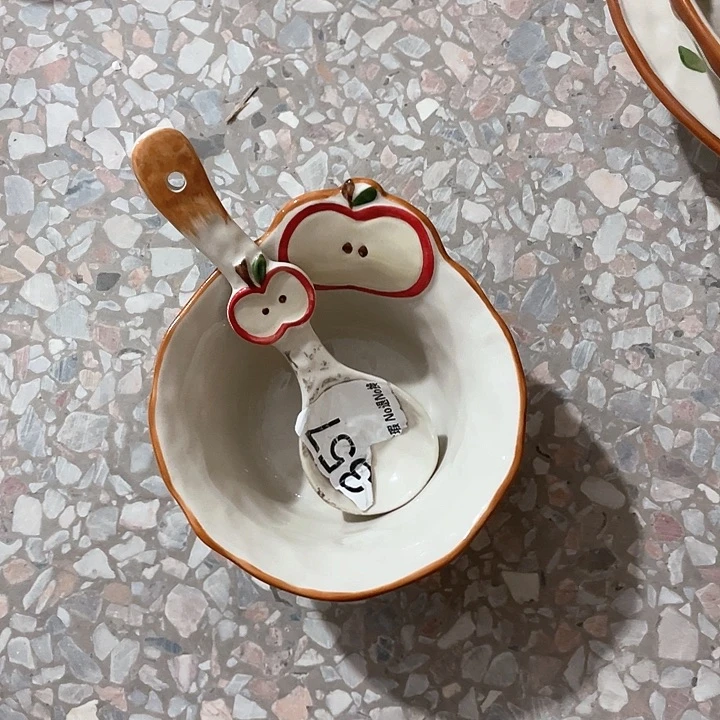 微瑕陶瓷完美主义者勿拍4碗4勺